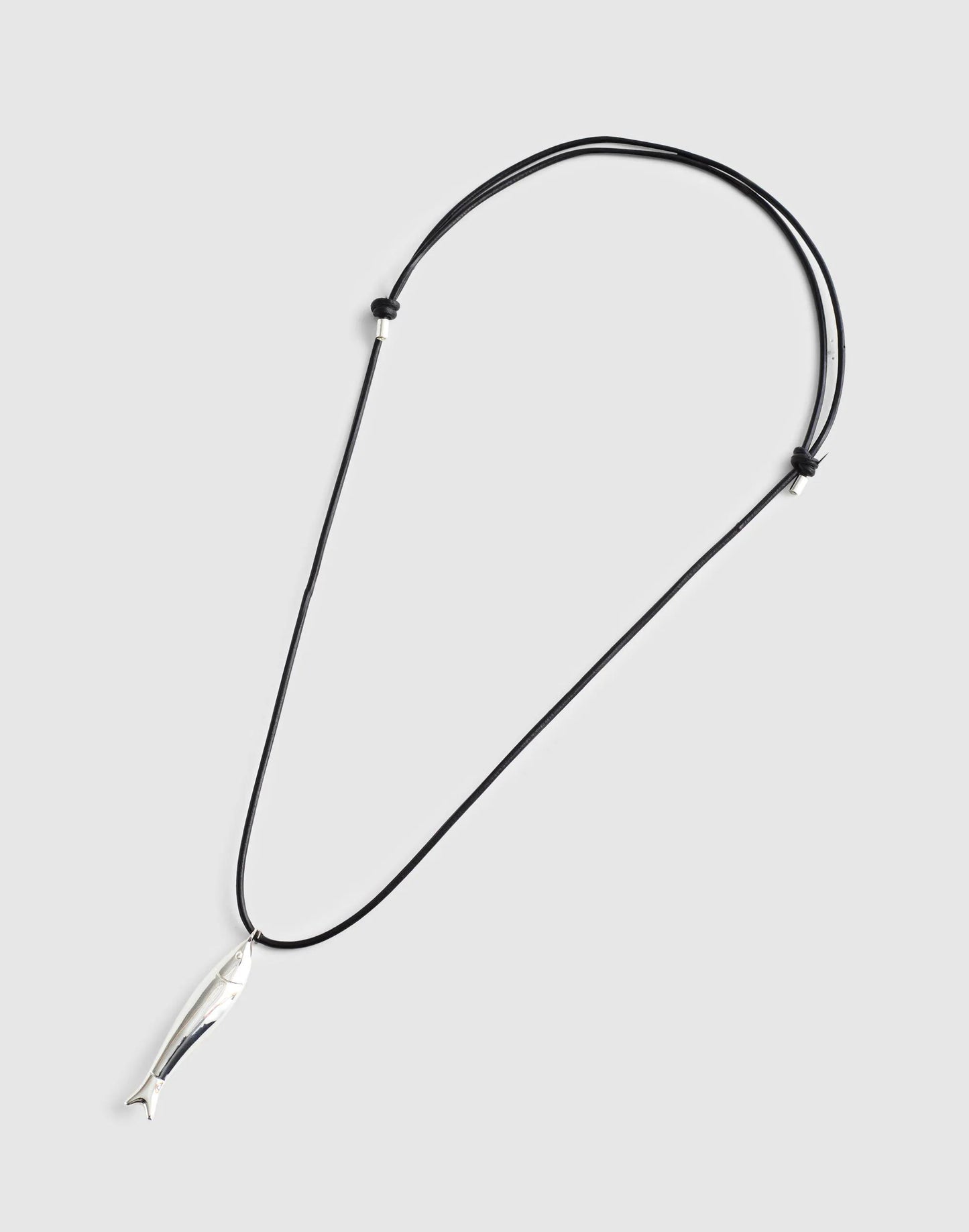 Madewell Fish Pendant Cord Necklace