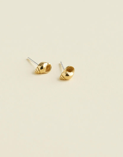 Madewell Demi-Fine Shell Stud Earrings