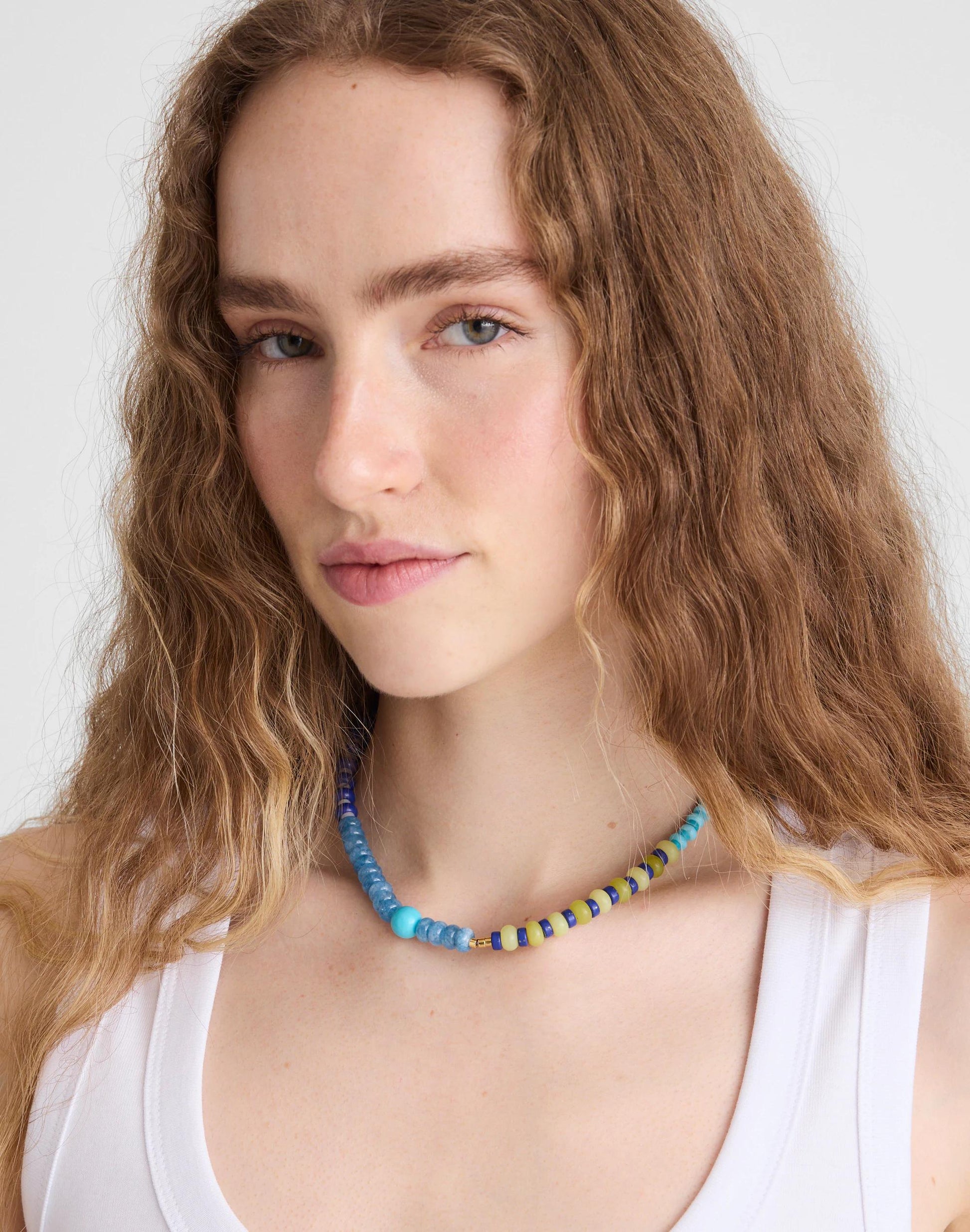 Madewell Semiprecious Beaded Choker Necklace