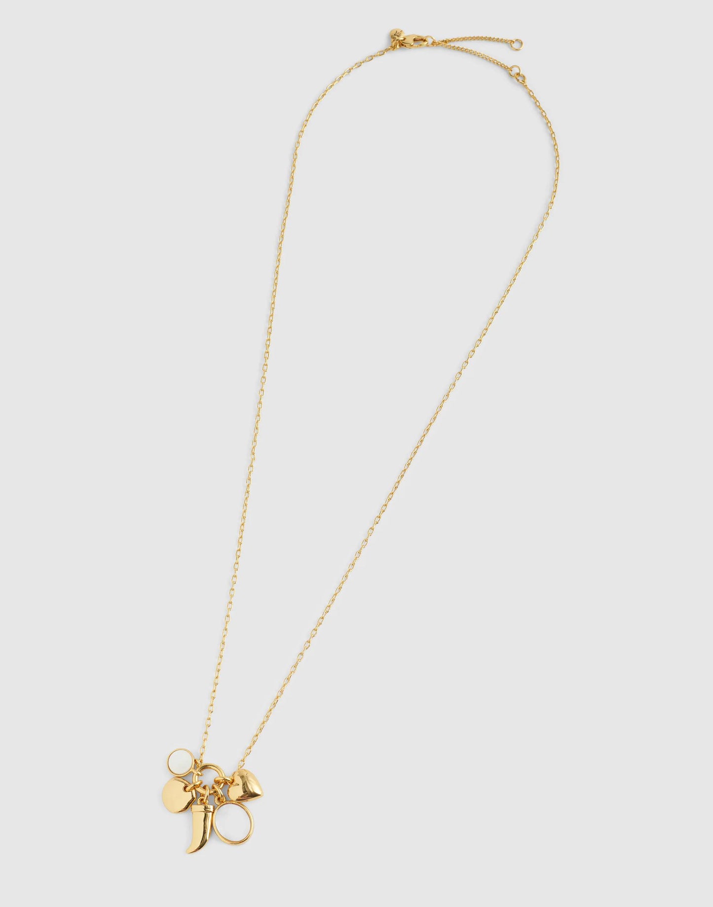 Madewell Mother-of-Pearl Charm Chain Necklace