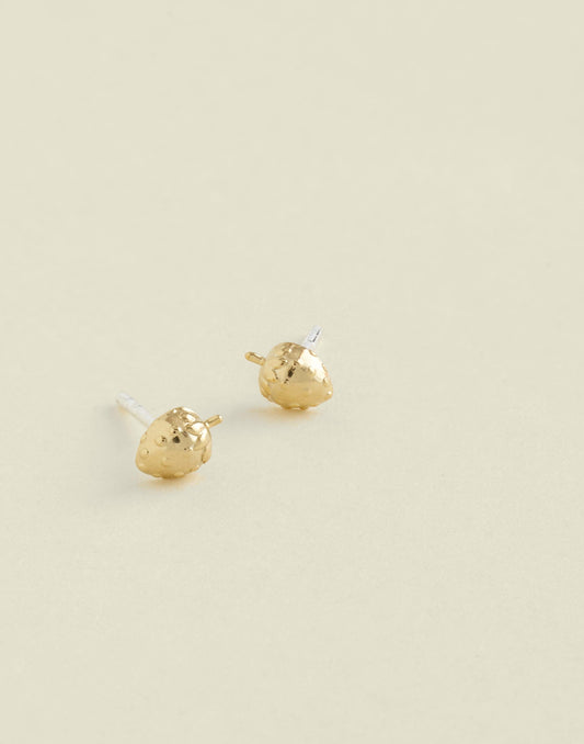 Madewell Demi-Fine Strawberry Stud Earrings
