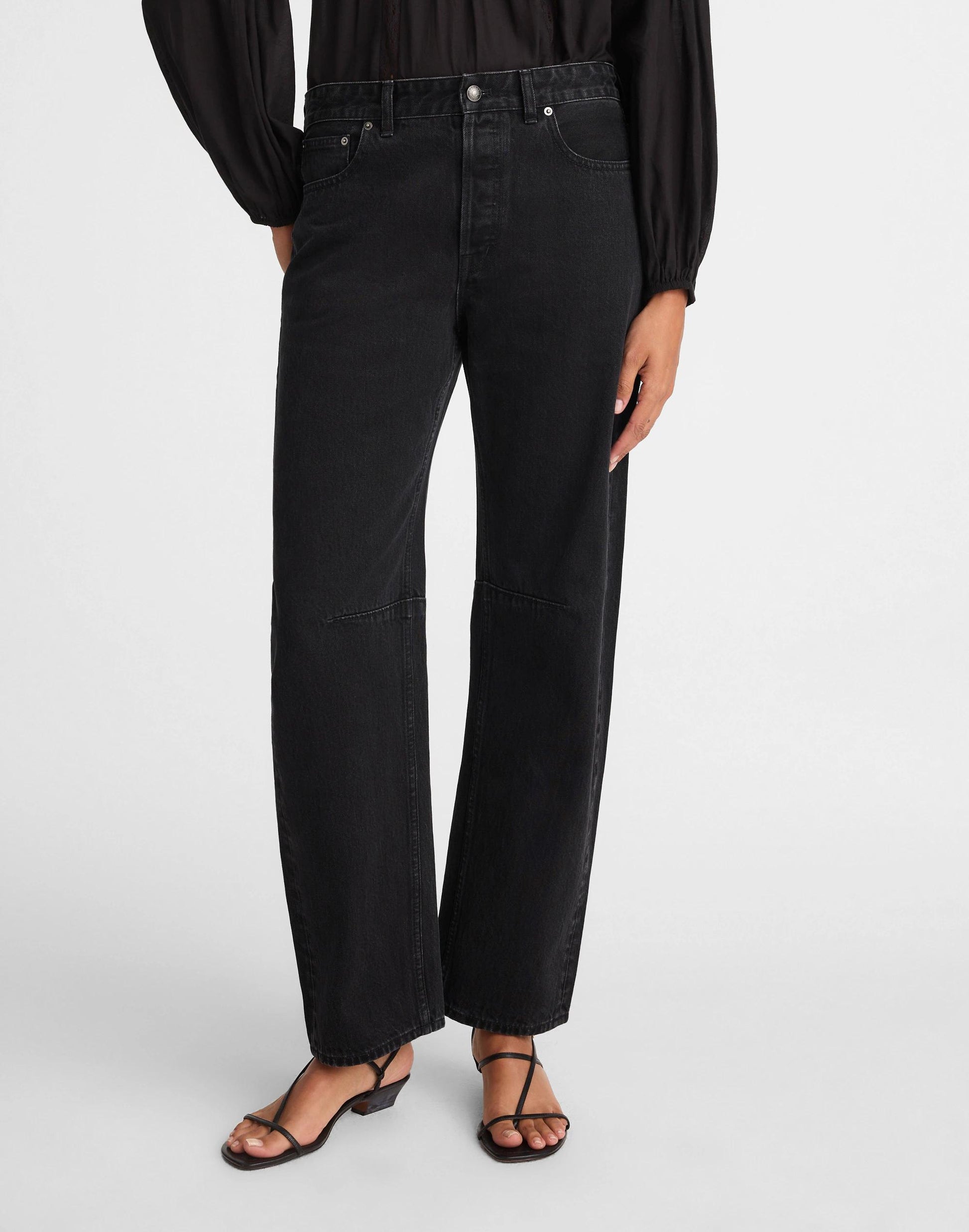 Madewell The Tall Darted Barrel-Leg Jean